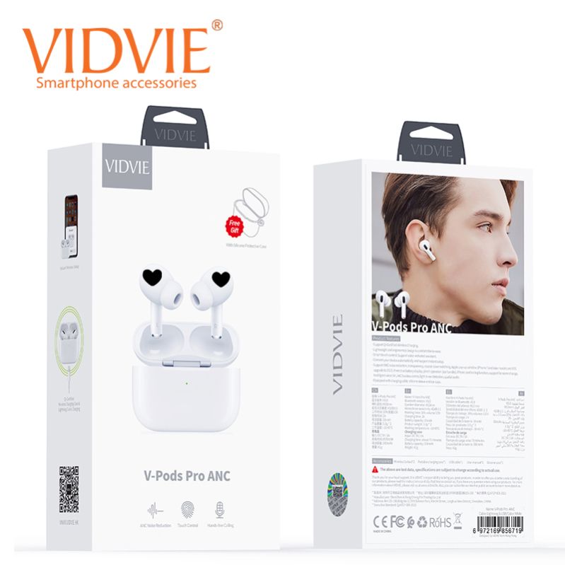 VIDVIE Bluetooth V-PODS Pro Earbuds in Airpods/Earpods | Bravo - Mobile ...